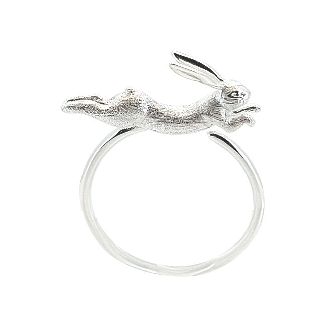 Rabbit Sterling Silver adjustable Ring
