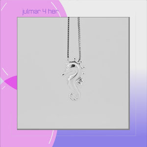 Seahorse Sterling Silver Pendant