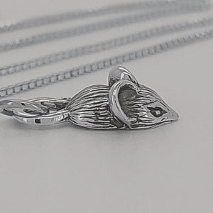 Mouse Sterling Silver Pendant