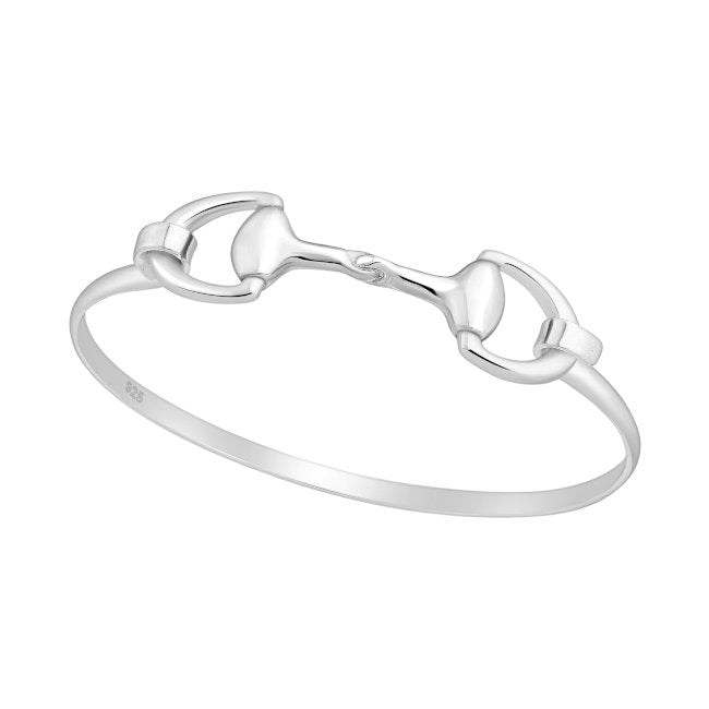 Snaffle Bit Bracelet in solid Sterling Silver