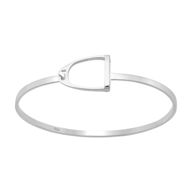 Stirrup Sterling Silver Bangle