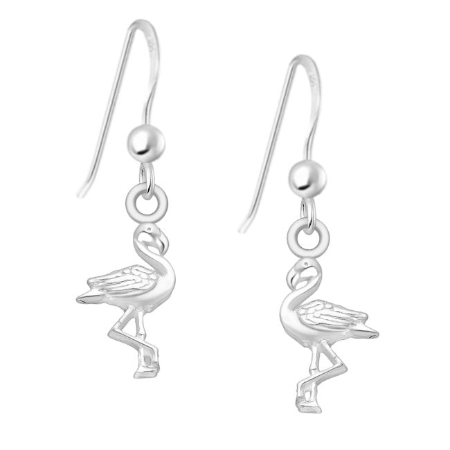 Flamingo Sterling Silver hook Earrings