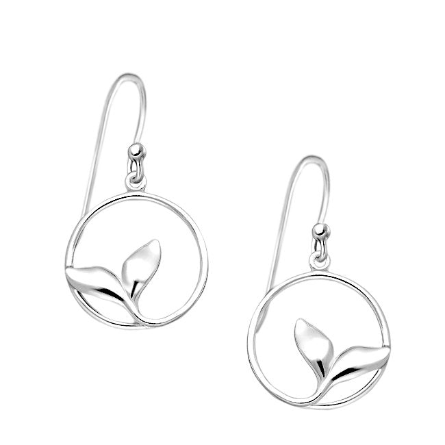 Whale tail deals earrings