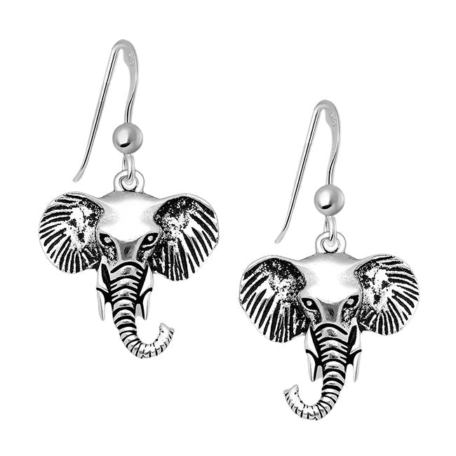 Elephant Sterling Silver hook Earrings