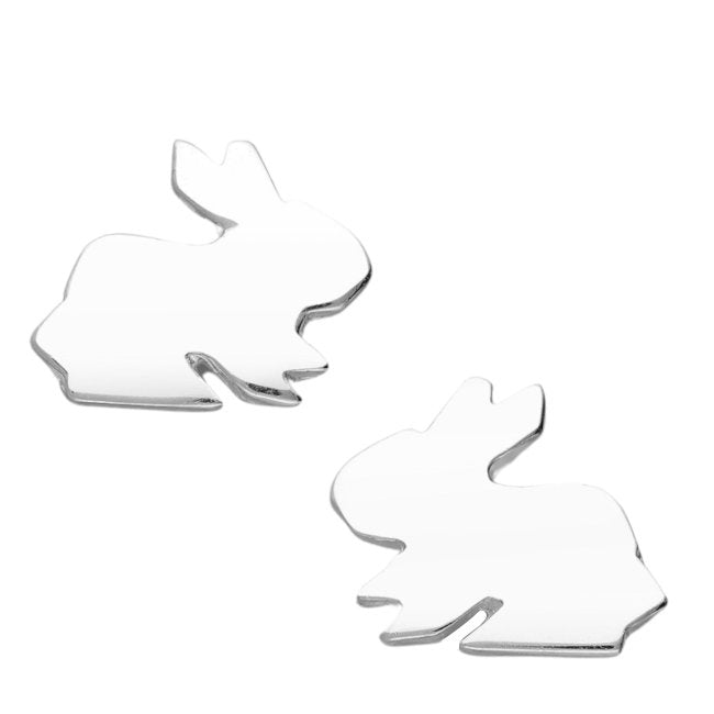 Rabbit Sterling Silver push-back Earrings