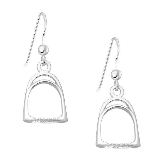 Stirrup Sterling Silver hook Earrings