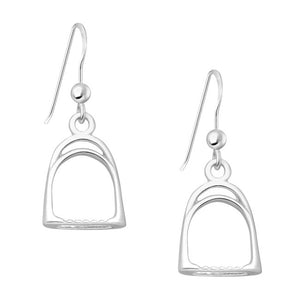 Stirrup Sterling Silver hook Earrings