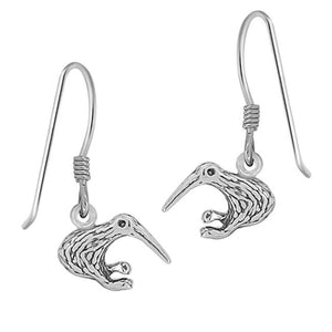 Kiwi Sterling Silver hook Earrings