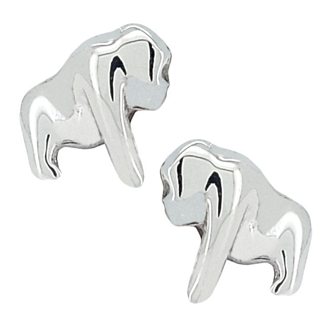 Gorilla Sterling Silver push-back Earrings