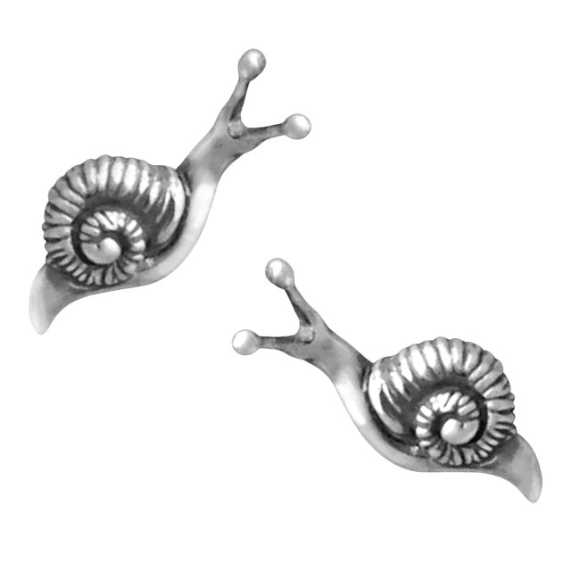Snail Sterling Silver stud Earrings