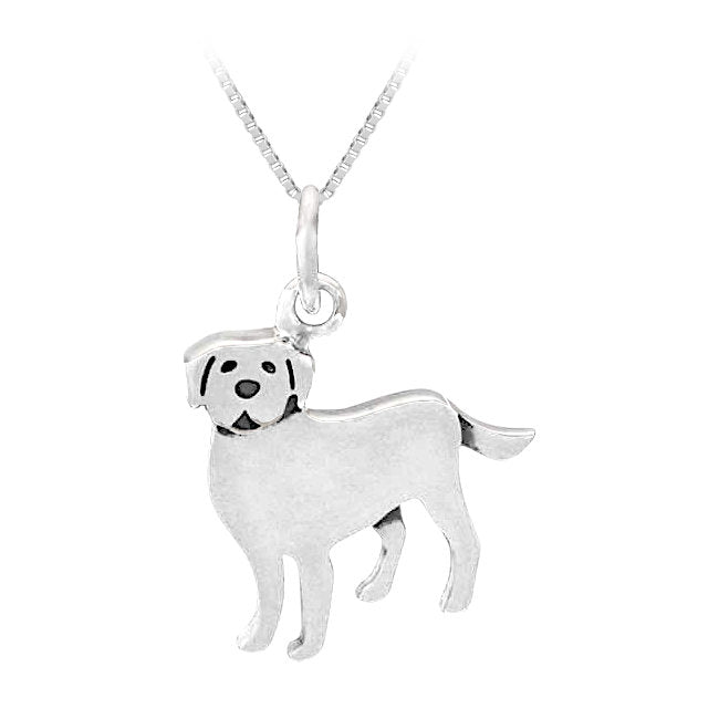 Labrador Retriever Sterling Silver Charm Pendant