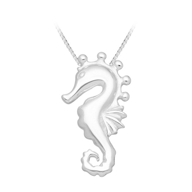 Seahorse Pendant in Sterling Silver