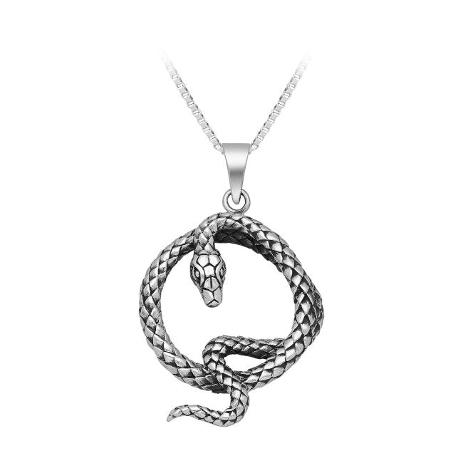 Snake Sterling Silver Pendant