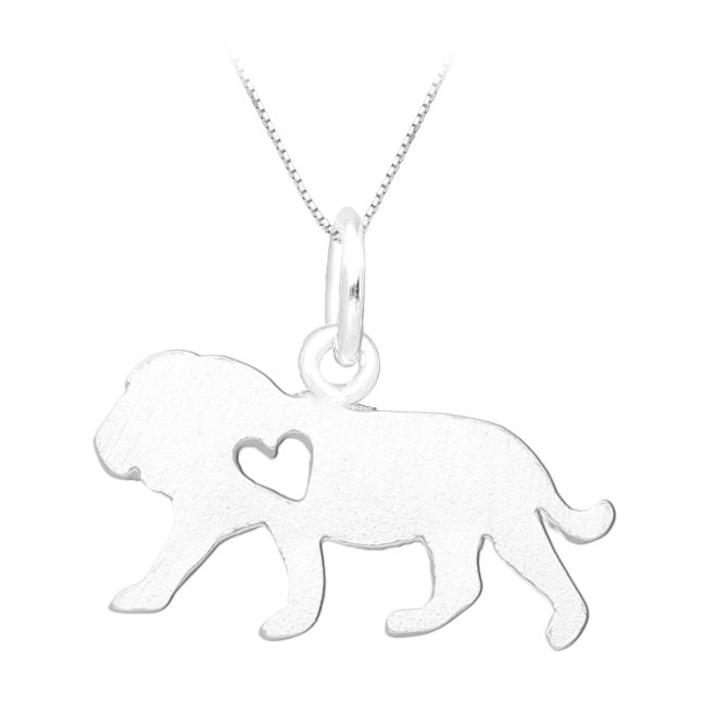 Lion Heart Sterling Silver Pendant