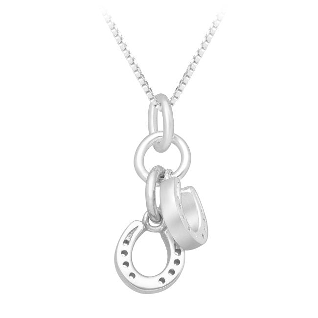 Horseshoe Sterling Silver Pendant
