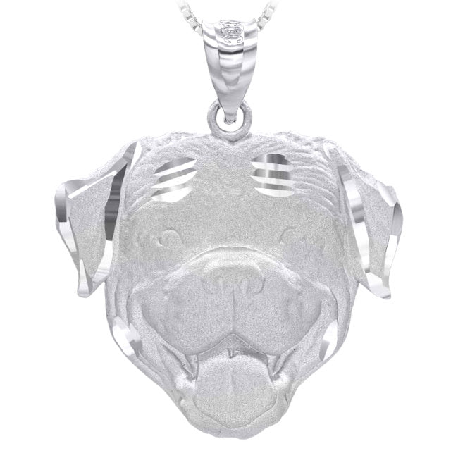 Rottweiler Sterling Silver Pendant
