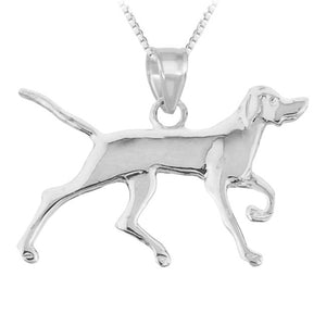 German Shorthaired Pointer Sterling Silver Pendant