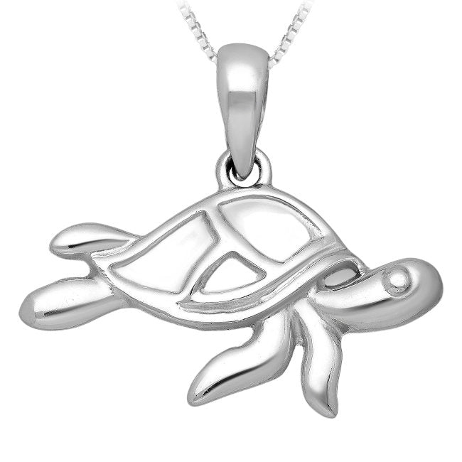 Turtle Sterling Silver Pendant