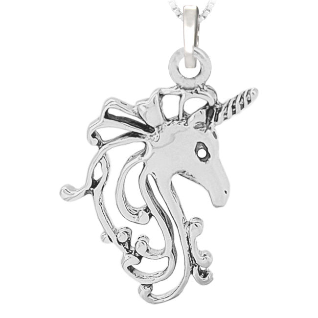 Unicorn Sterling Silver Pendant
