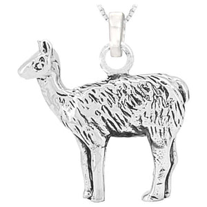 Alpaca Sterling Silver Pendant with Oxidised accents