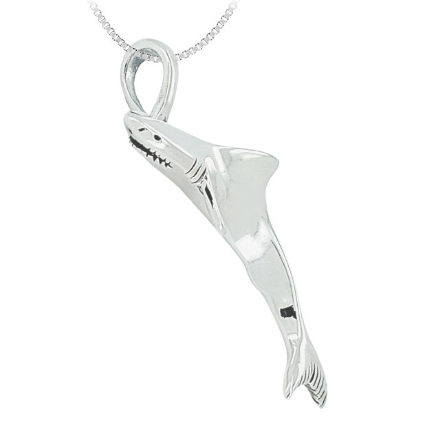 Shark Sterling Silver Pendant
