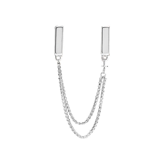 Clip on Sterling Silver Safety Chain